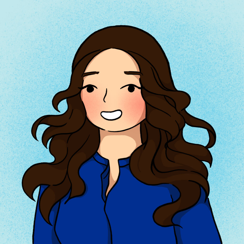 Illustrated portrait of Felicia Norfor, founder of Phoenix Creates